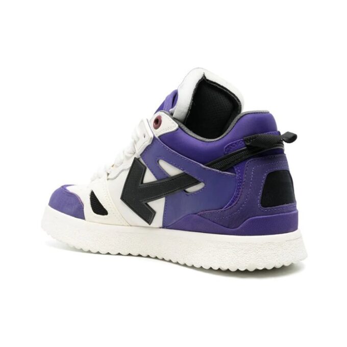 Zapatillas de caña media Sponge «Morado, blanco y negro»