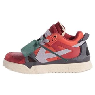 Zapatillas de caña media Sponge «Rojo Gris»