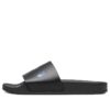 Zapatillas de casa informales con estampado de logotipo «Negro Azul»