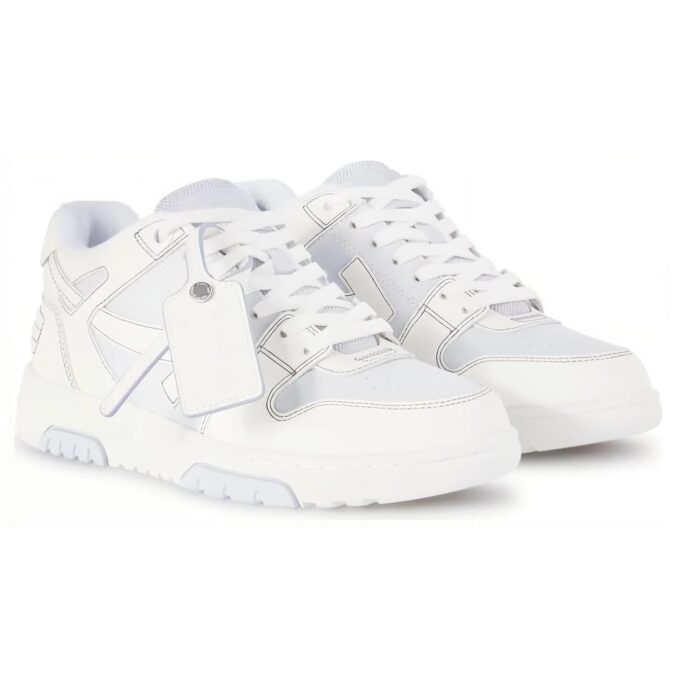 Zapatillas de cuero Off-White Out Of Office «Azul claro/Blanco»