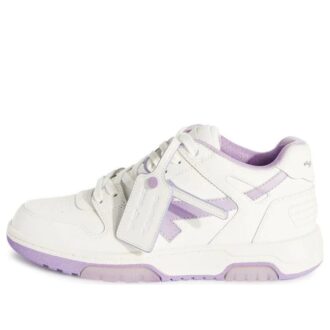 Zapatillas de cuero Off-White Out Of Office «White Purple»