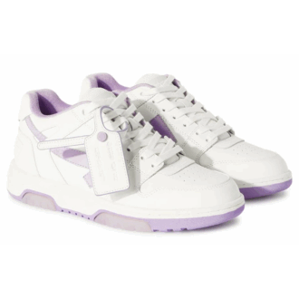 Zapatillas de cuero Off-White Out Of Office «White Purple»