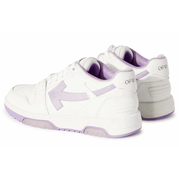 Zapatillas de cuero Off-White Out Of Office «White Purple»