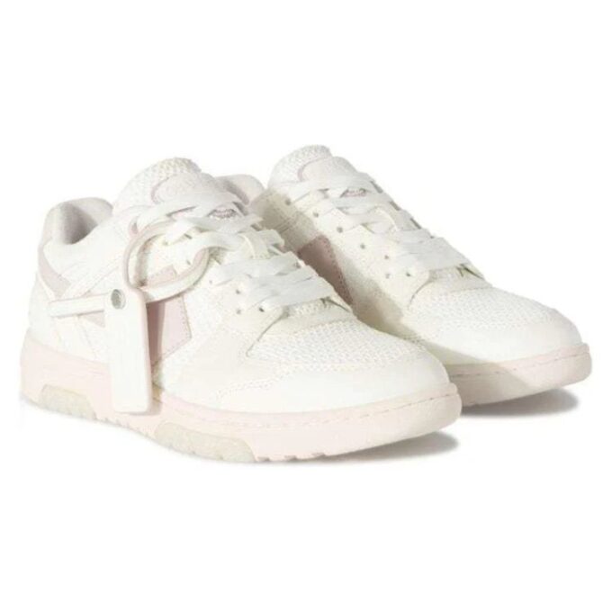 Zapatillas de cuero Off-White Slim Out Of Office «Blanco Rosa»