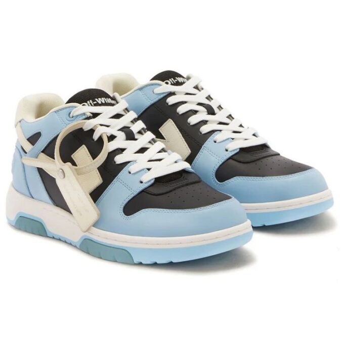 Zapatillas de cuero Out Of Office «Azul, negro y blanco»