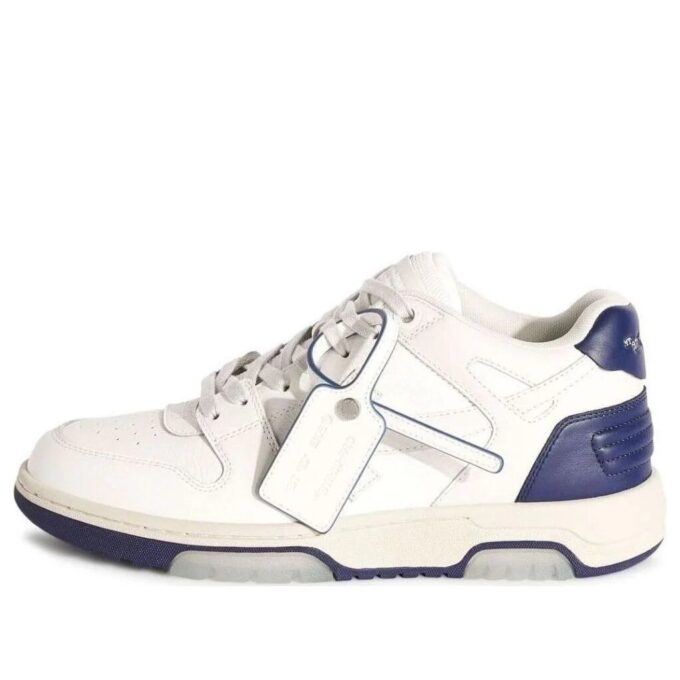 Zapatillas de cuero Out Of Office «Blanco Azul»