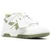 Zapatillas de cuero Out Of Office «Blanco Verde Oliva»