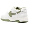 Zapatillas de cuero Out Of Office «Blanco Verde Oliva»