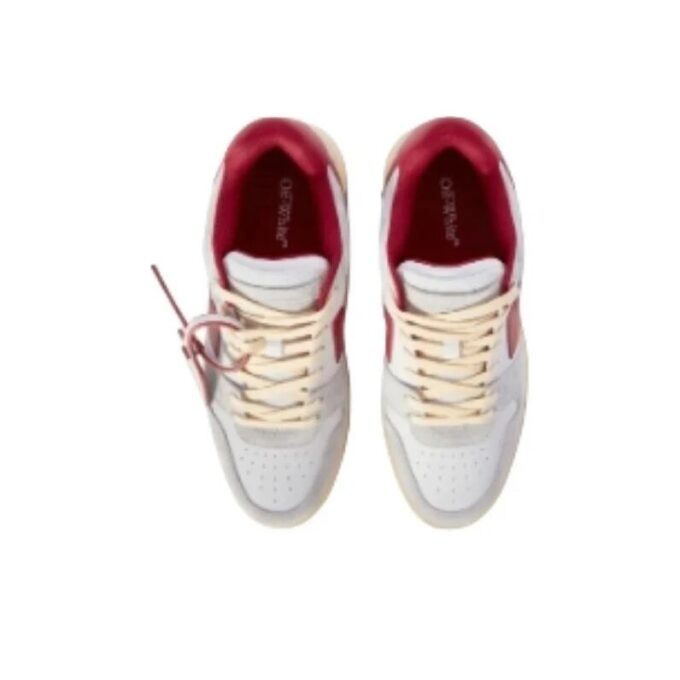 Zapatillas de cuero Out Of Office «Gris Blanco Rojo»