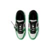 Zapatillas de cuero Out Of Office «Verde neón, negro y blanco»