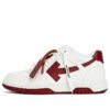 Zapatillas de cuero Out Of Office «White Burgundy»