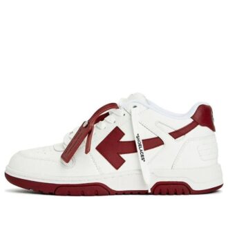 Zapatillas de cuero Out Of Office «White Burgundy»