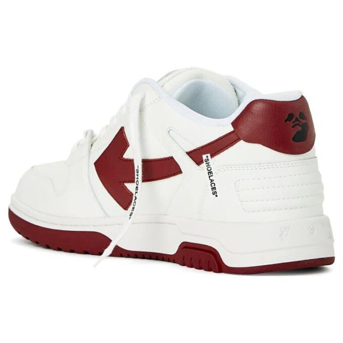 Zapatillas de cuero Out Of Office «White Burgundy»