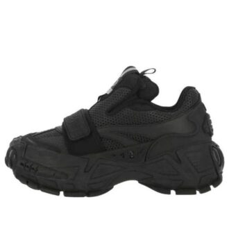 Zapatillas de cuero sin cordones Off-White «Black»