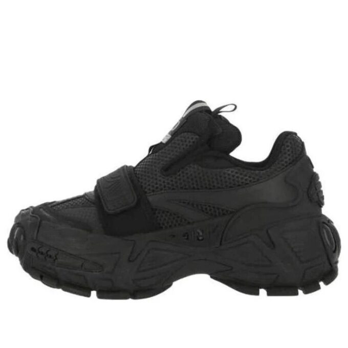 Zapatillas de cuero sin cordones Off-White «Black»