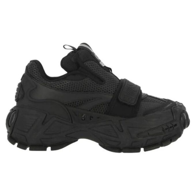 Zapatillas de cuero sin cordones Off-White «Black»
