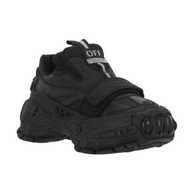 Zapatillas de cuero sin cordones Off-White «Black»