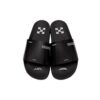 Zapatillas de goma 1001 Negro Blanco Negro