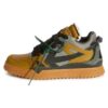 Zapatillas de lona de caña media Sponge «Amarillo Gris»