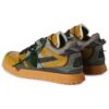 Zapatillas de lona de caña media Sponge «Amarillo Gris»