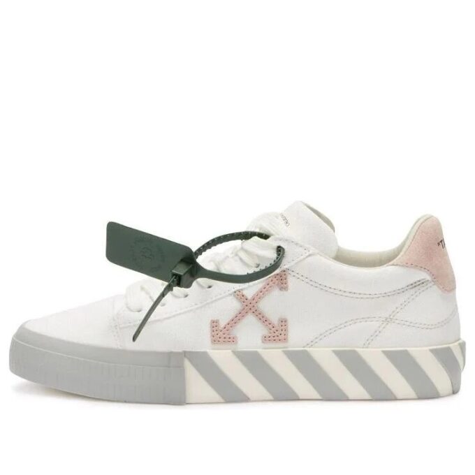 Zapatillas de lona Off-White Vulc Low «Blanco Rosa Gris»