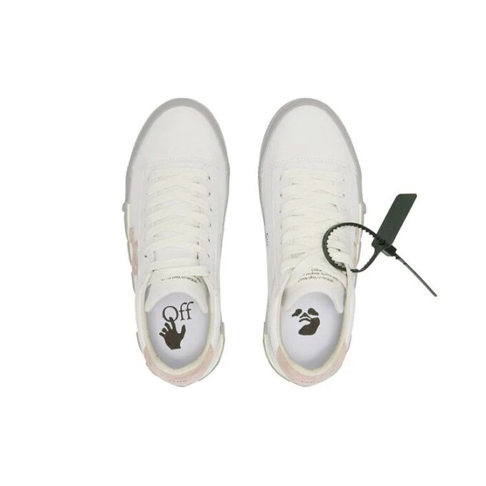 Zapatillas de lona Off-White Vulc Low «Blanco Rosa Gris»