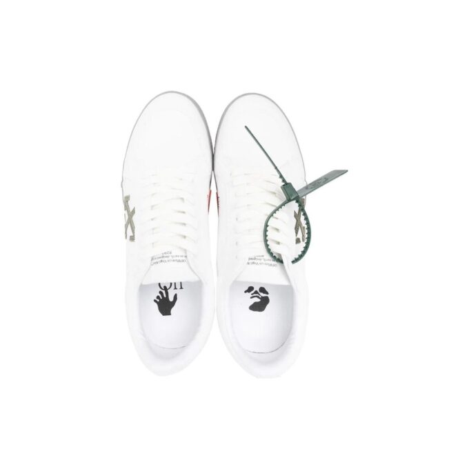 Zapatillas de lona Vulc Low «Blanco Gris Naranja»