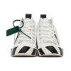 Zapatillas de lona vulcanizadas de caña media «Blanco Verde Negro»