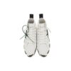 Zapatillas de lona vulcanizadas de caña media «Blanco Verde Negro»