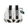 Zapatillas de lona vulcanizadas de caña media «Blanco Verde Negro»