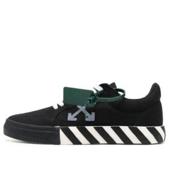 Zapatillas de lona Vulcanized bajas «Negro Blanco Naranja»
