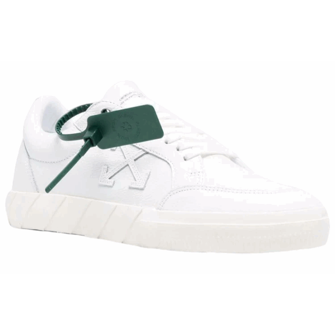Zapatillas de lona Vulcanized de caña baja «Blanco Verde»