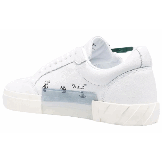 Zapatillas de lona Vulcanized de caña baja «Blanco Verde»