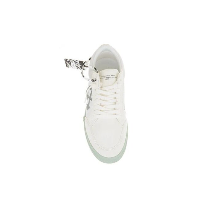 Zapatillas de lona Vulcanized de caña baja «Blanco Verde»