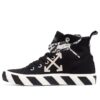 Zapatillas de lona Vulcanized de caña media «Black White»