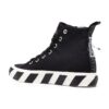 Zapatillas de lona Vulcanized de caña media «Black White»