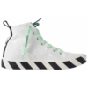 Zapatillas de lona Vulcanized de caña media «Blanco Azul Verde Negro»