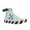 Zapatillas de lona Vulcanized de caña media «Blanco Azul Verde Negro»
