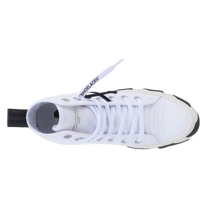 Zapatillas de lona Vulcanized de caña media Negro/Blanco