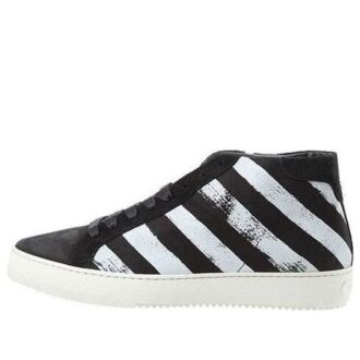 Zapatillas de ocio de caña alta Negro/Blanco