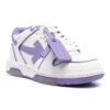 Zapatillas de piel de caña baja Off-White Out Of Office «Morado y blanco»