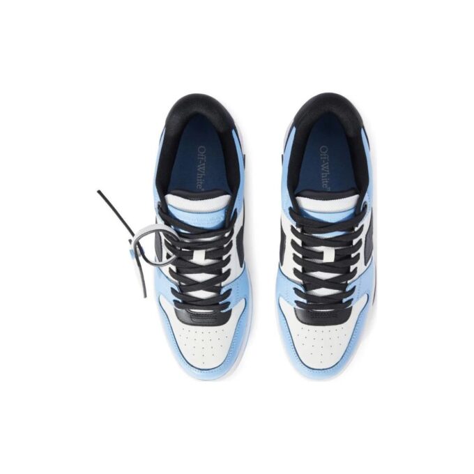 Zapatillas de piel de caña baja Out Of Office «Azul, negro y blanco»