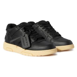 Zapatillas de piel Out Of Office «Negro Amarillo»