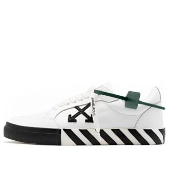 Zapatillas de piel Vulc Low «Blanco Negro»