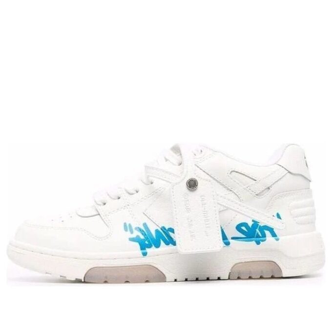 Zapatillas de running de caña baja Off-White Out Of Office «OOO» Blanco/Azul