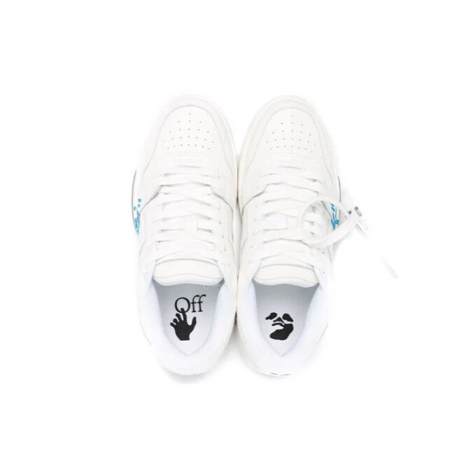 Zapatillas de running de caña baja Off-White Out Of Office «OOO» Blanco/Azul
