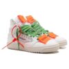 Zapatillas de skate casuales retro de caña alta Off-White C/O Virgil Abloh, color blanco