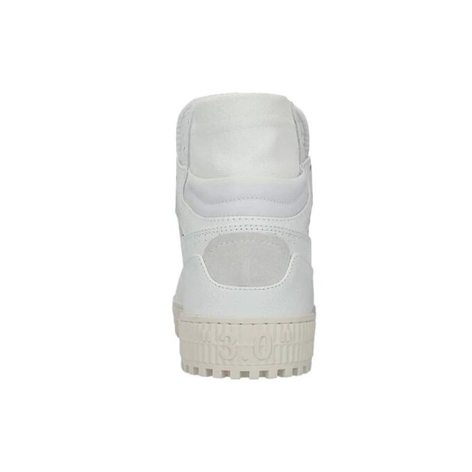 Zapatillas de skate casuales retro de caña alta Off-White C/O Virgil Abloh, color blanco