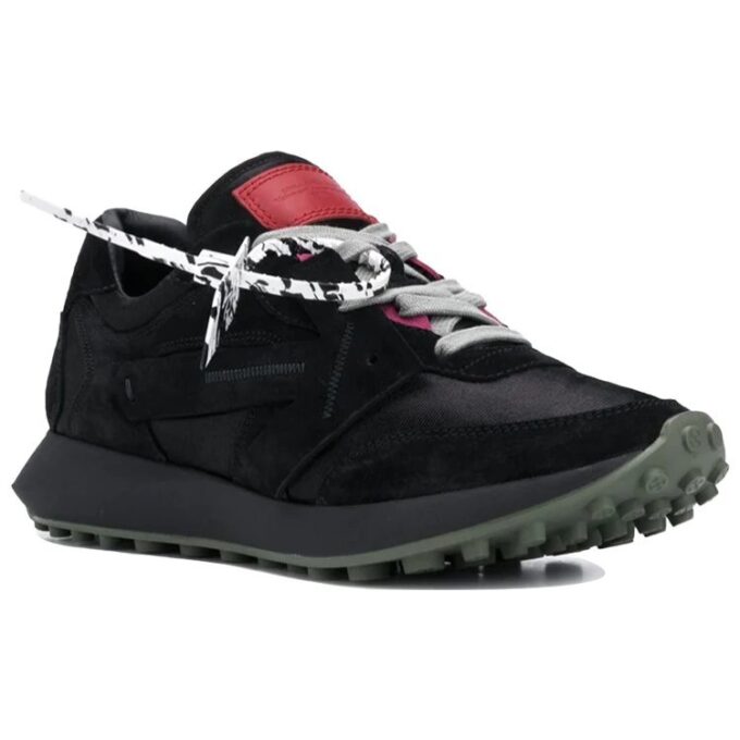 Zapatillas deportivas casuales para hombre Off-White Arrows «Negro, blanco y rojo»