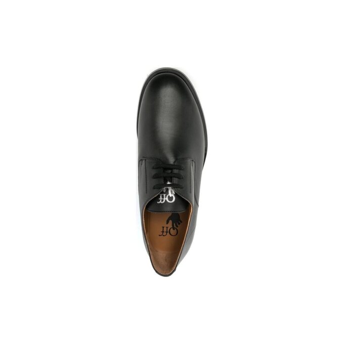 Zapatillas Derby con suela en contraste «Negro Azul»